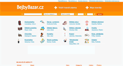 Desktop Screenshot of bejbybazar.cz